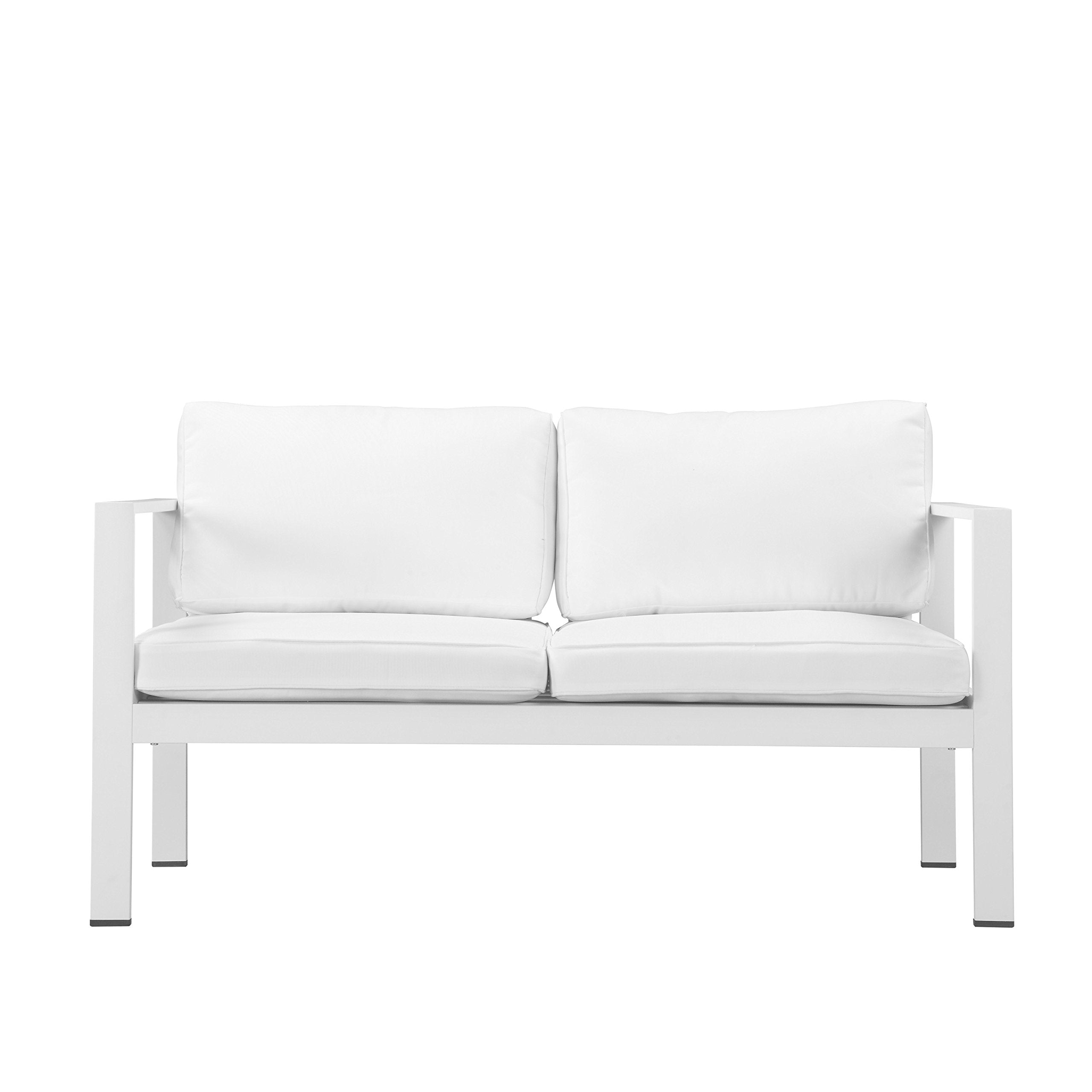 Pangea Home Karen Sf Wht Sofa, White